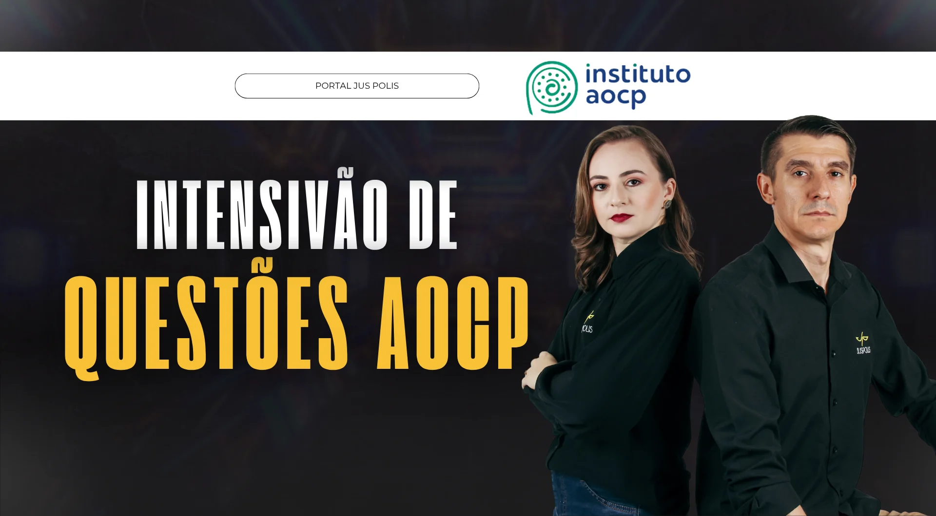 INTENSIVÃO DE QUESTÕES AOCP